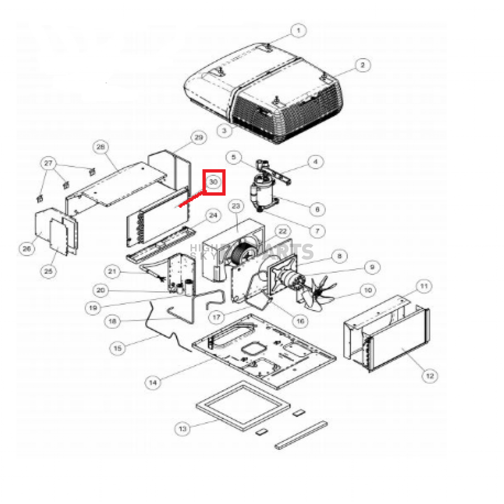 Coleman Air Conditioner Evaporator Coil 14522311